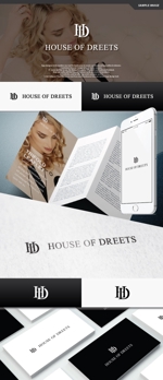 take5-design (take5-design)さんの雑貨ショップサイト「HOUSE OF DREETS」のロゴへの提案