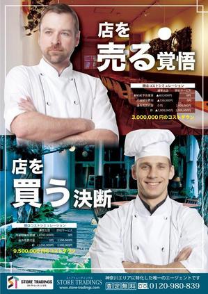 toshiyuki_2684さんの店舗売買の仲介サービスのチラシですへの提案
