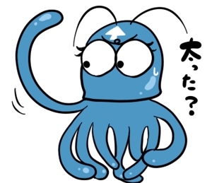 いくみ (ikmikm)さんのクラゲと仮面ライダーを合わせてミニオンズっぽいＬＩＮＥスタンプ作成への提案