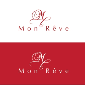 坂本くん (Hana-chan)さんのネイルレンタルスペース「Mon Rêve」のロゴ (商標登録予定なし)への提案
