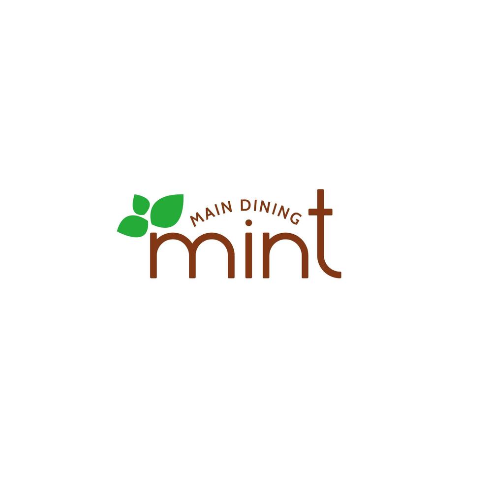 新規OPENのダイニングバー「mint」のロゴデザイン