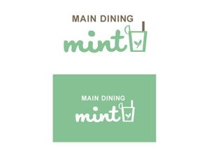 co (cosa)さんの新規OPENのダイニングバー「mint」のロゴデザインへの提案