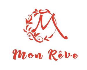 ぽんぽん (haruka322)さんのネイルレンタルスペース「Mon Rêve」のロゴ (商標登録予定なし)への提案