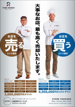 takeworks (takeworks)さんの店舗売買の仲介サービスのチラシですへの提案