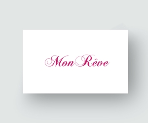 yuDD ()さんのネイルレンタルスペース「Mon Rêve」のロゴ (商標登録予定なし)への提案