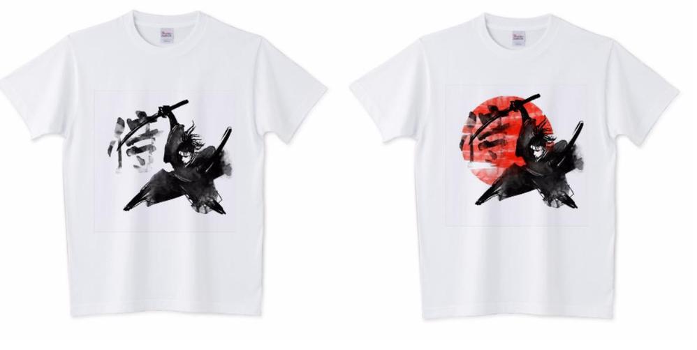 【Ｔシャツのデザイン】日本を象徴するかっこいい侍のイラストを求む！