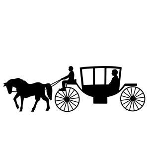 十牛図と馬車のシルエット イラストの事例 実績 提案一覧 Id イラスト制作の仕事 クラウドソーシング ランサーズ