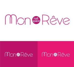 石尾　まさ子 (masamasa_nike)さんのネイルレンタルスペース「Mon Rêve」のロゴ (商標登録予定なし)への提案