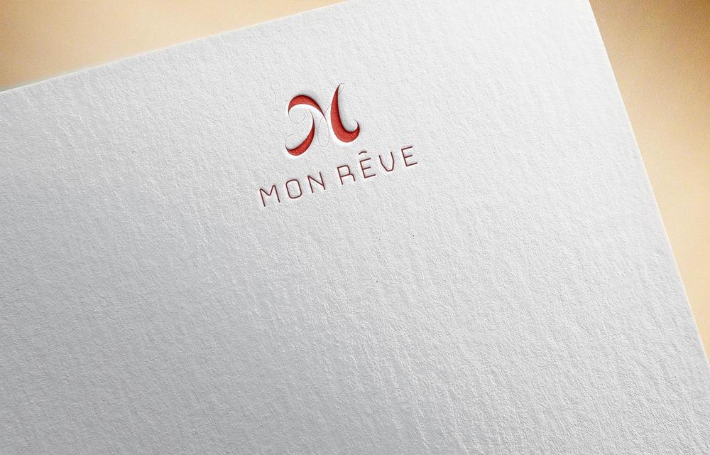 ネイルレンタルスペース「Mon Rêve」のロゴ (商標登録予定なし)