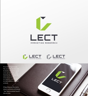 m-spaceさんのマーケティングリサーチ会社「LECT株式会社」のロゴ作成への提案
