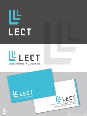 PLUS COLOR (plus_color)さんのマーケティングリサーチ会社「LECT株式会社」のロゴ作成への提案