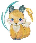 hinata_design (hinata_design)さんのみずほ幼稚園における、「キツネ」のイメージイラストの作成依頼への提案