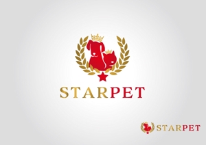 O-tani24 (sorachienakayoshi)さんのペットオーディションコミュニティサイト「STARPET」のロゴ作成への提案