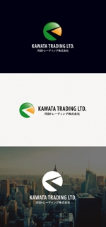 tanaka10 (tanaka10)さんの貿易会社「河田トレーディング株式会社」のロゴデザインへの提案