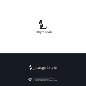 Karma Design Works (Karma_228)さんのwebショップ「Luxgirl.style」のロゴへの提案
