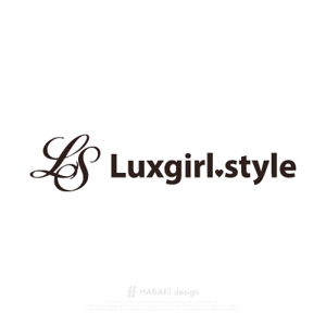 HABAKIdesign (hirokiabe58)さんのwebショップ「Luxgirl.style」のロゴへの提案
