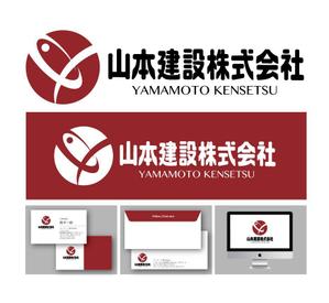 K-J (king_j)さんの1918年（大正7年）創業　静岡県の「山本建設株式会社」のロゴへの提案