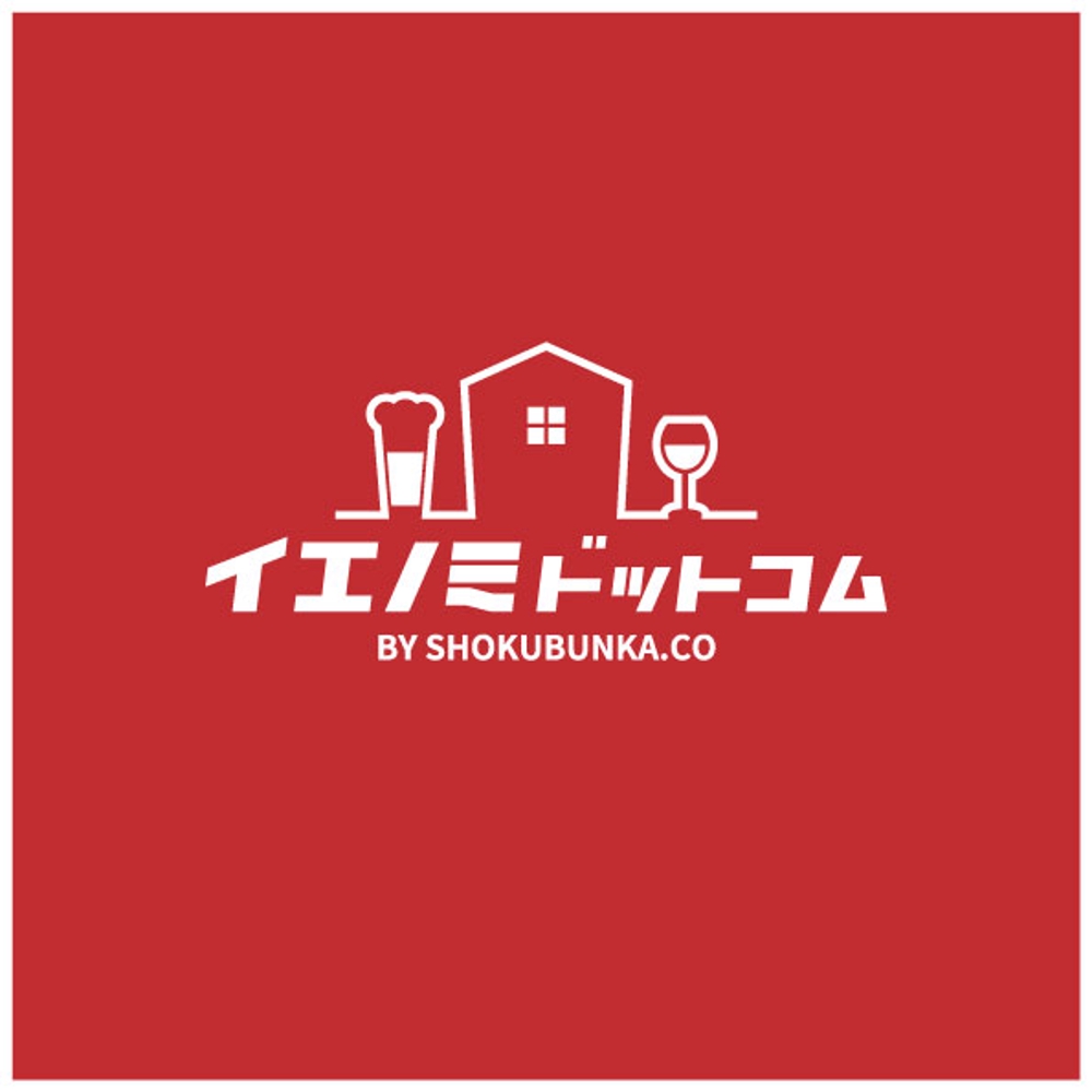 自社サイトやモール店サイト（食品）「イエノミドットコム」のロゴ