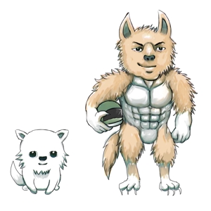 波田野　剛望（はたの　たけみ） (hatanotakemi)さんの犬のキャラクターのデザインへの提案