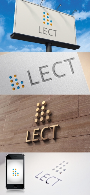 k_31 (katsu31)さんのマーケティングリサーチ会社「LECT株式会社」のロゴ作成への提案