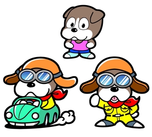 MARTHA (Martha_the-kurosawas)さんの犬のキャラクターのデザインへの提案