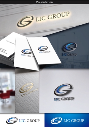 hayate_design ()さんの新会社「株式会社LIC GROUP」のロゴへの提案