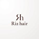 mutsusuke (mutsusuke)さんの【急募＆注目】誰もが気軽に通える伝説の美容室「Riz hair」のお洒落で素敵なロゴを募集！への提案