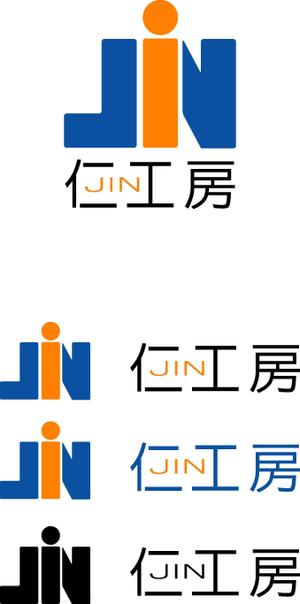 SUN DESIGN (keishi0016)さんの「仁工房　または　JIN　または　JKB」のロゴ作成への提案