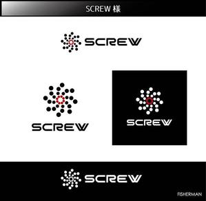 FISHERMAN (FISHERMAN)さんのワイシャツメーカー「SCREW株式会社」のロゴデザインへの提案