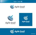 FISHERMAN (FISHERMAN)さんのアジャイル導入専門IT会社「Agile Snail」のロゴ・イラストの作成への提案