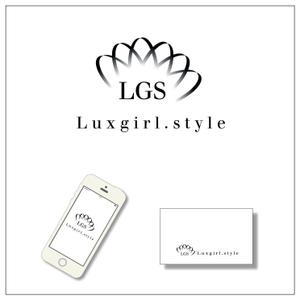 chanlanさんのwebショップ「Luxgirl.style」のロゴへの提案