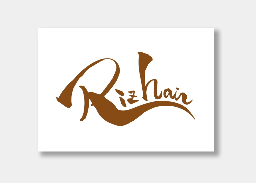 【急募＆注目】誰もが気軽に通える伝説の美容室「Riz hair」のお洒落で素敵なロゴを募集！
