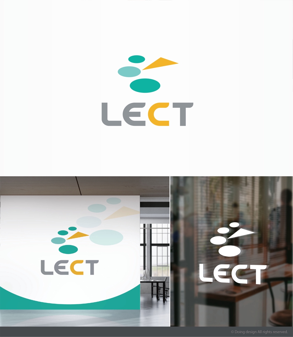 マーケティングリサーチ会社「LECT株式会社」のロゴ作成