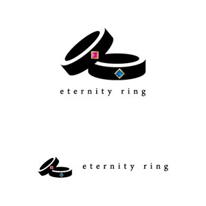 八剣華菱 (naruheat)さんの宝石ショップのロゴ（エタニティリング）制作への提案