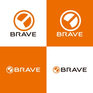 utamaru (utamaru)さんのトレーニングジム「BRAVE」ロゴへの提案