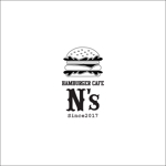 queuecat (queuecat)さんのグルメハンバーガーショップ「N's」のロゴへの提案