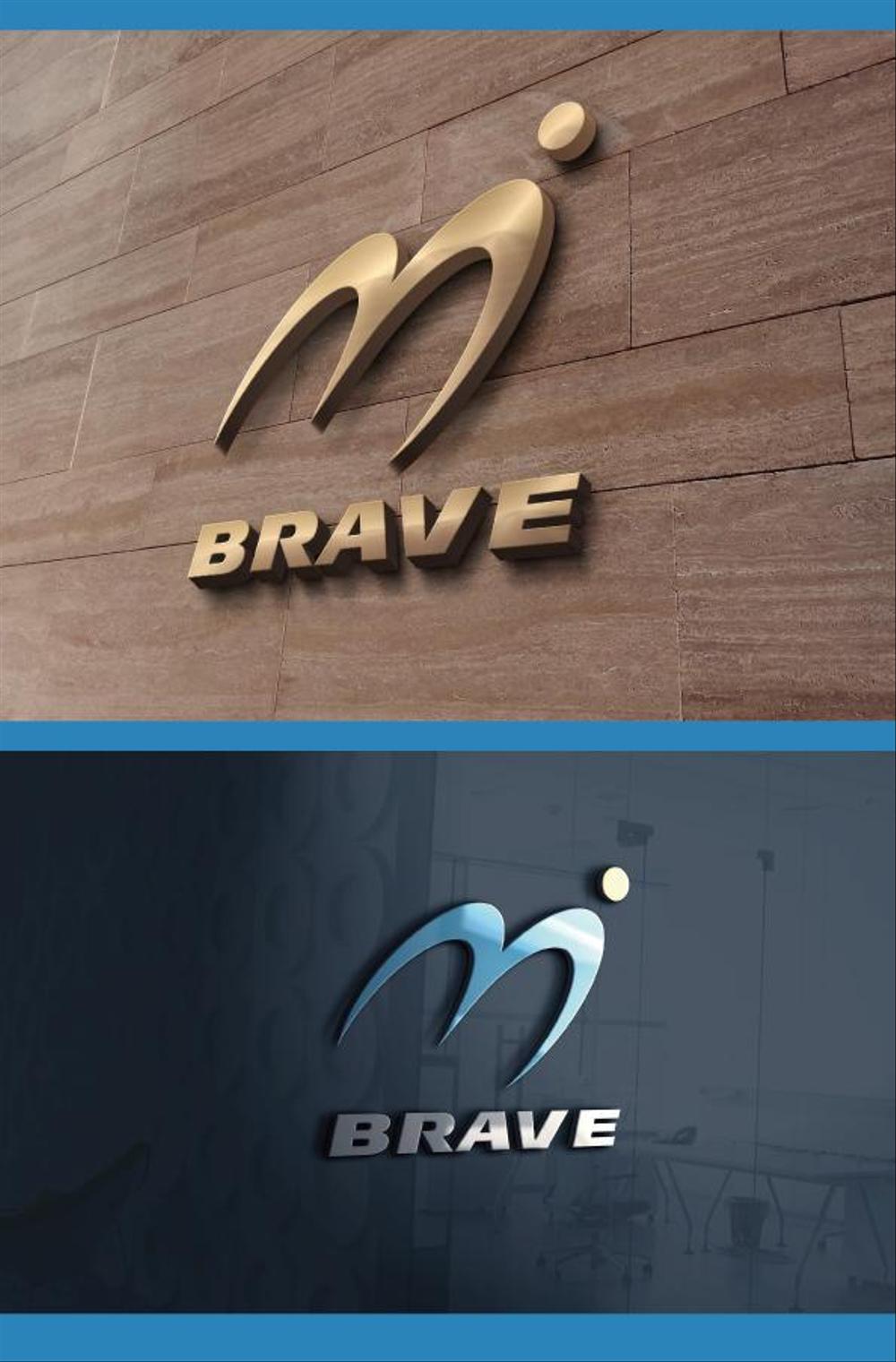 トレーニングジム「BRAVE」ロゴ