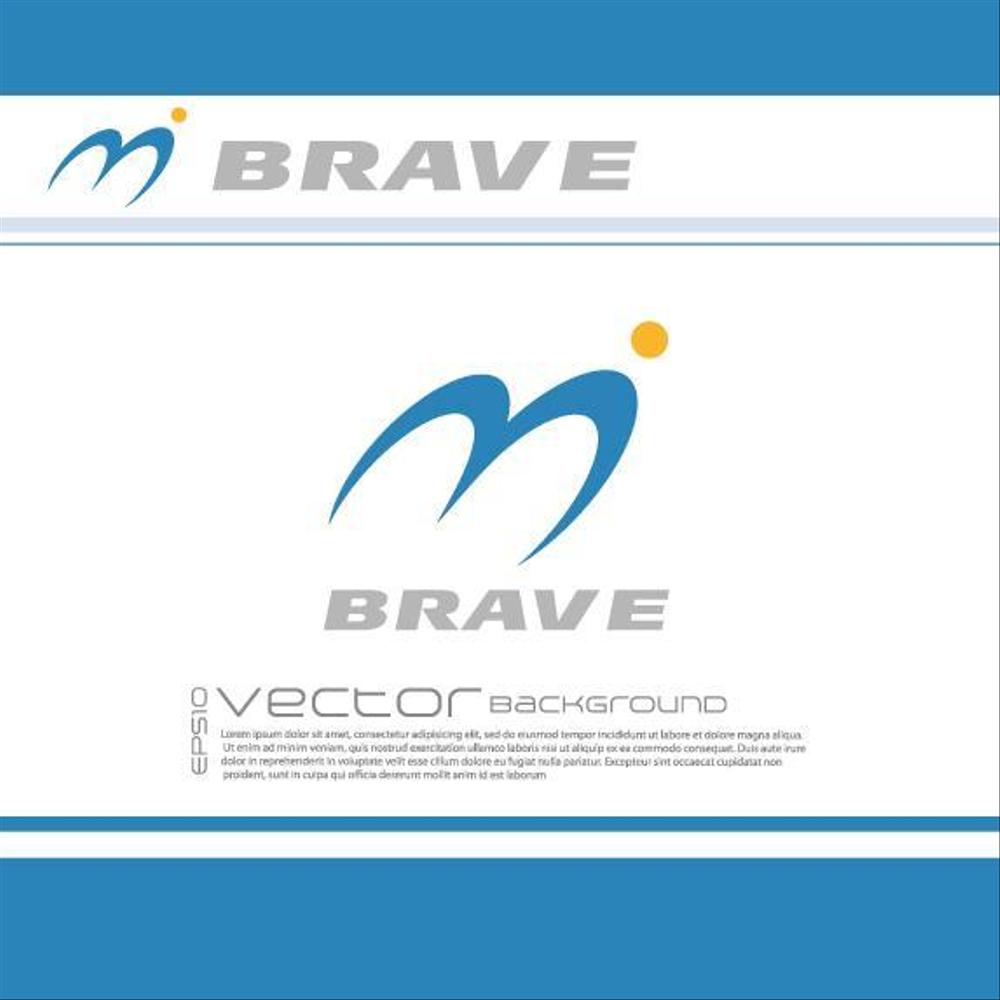 トレーニングジム「BRAVE」ロゴ