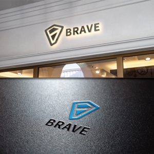 late_design ()さんのトレーニングジム「BRAVE」ロゴへの提案