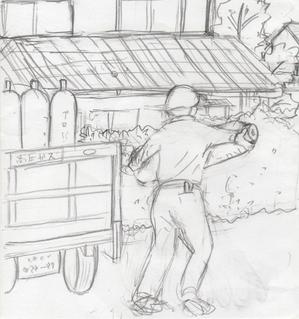 絵描きマミコ ()さんの絵本風パンフレットに差し込むイラストの絵コンテ（構図案）への提案