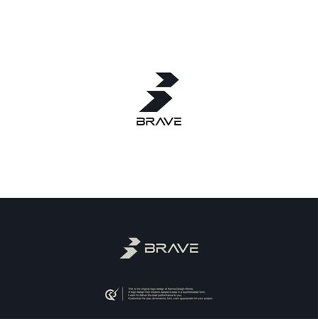 Karma Design Works (Karma_228)さんのトレーニングジム「BRAVE」ロゴへの提案