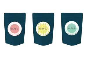 hazuki88さんの特産品の緑茶のおしゃれなラベルデザインへの提案