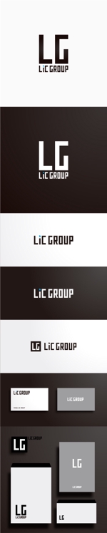 kozi design (koji-okabe)さんの新会社「株式会社LIC GROUP」のロゴへの提案