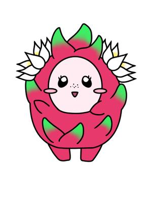 沙夏るう (sakaruu)さんのドラゴンフルーツのキャラクターへの提案