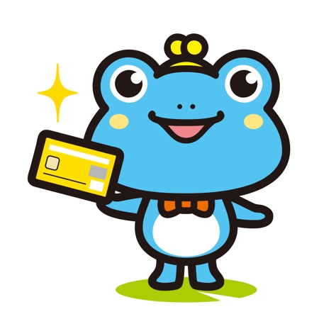 yellow_frog (yellow_frog)さんのクレジットカードに関するWebメディアの公式キャラクターと、そのキャラクターの6つのイラストへの提案