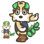 Mizupo (Mizupo)さんのエクステリアをイメージした犬のキャラクターデザインへの提案