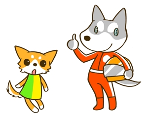 多田あゆ実 ()さんの犬のキャラクターのデザインへの提案