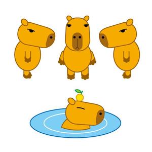 継続支援セコンド (keizokusiensecond)さんのカピバランドのマスコットキャラへの提案