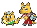 Mizupo (Mizupo)さんの犬のキャラクターのデザインへの提案