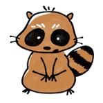 mifuyu (mifuyu)さんの「あらいぐま」のキャラクターデザインへの提案